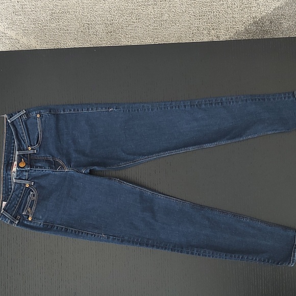 Like New True Religion HALLE Skinny Jeans Dark Wash Size 28 With Stretch - Picture 5 of 12